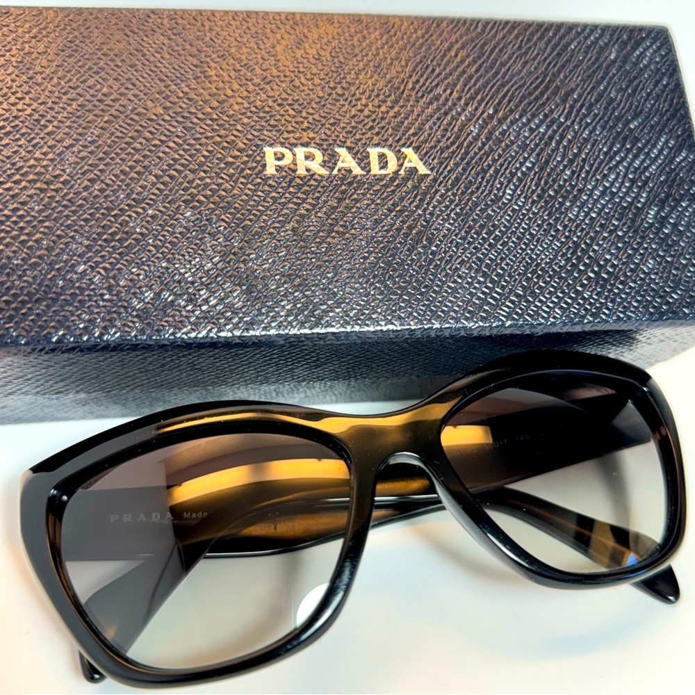 PRADA SPR 02Q Black Sunglasses